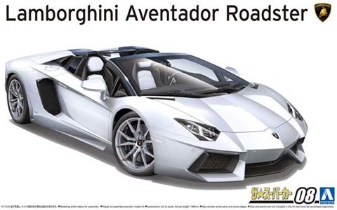 Aoshima 1/24 Lamborghini Aventador Roadster '12 058664
