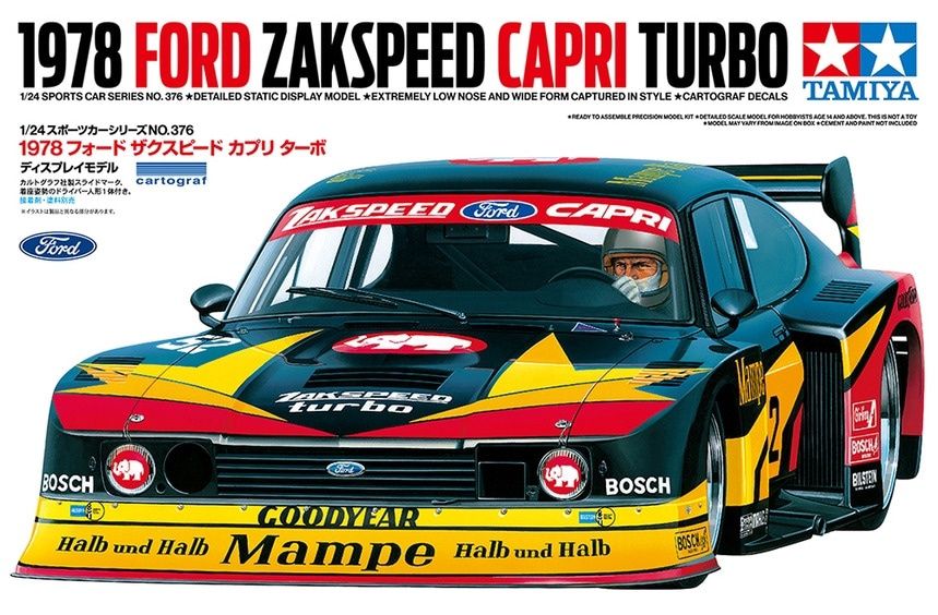 Tamiya 1/24 1978 Ford Zakspeed Capri Turbo 24376