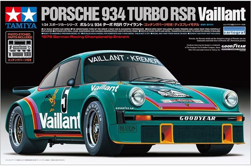 Tamiya 1/24 Porsche 934 Turbo RSR Vaillant 24334