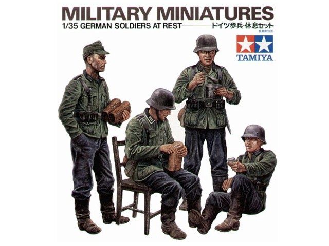 Tamiya 1/35 German Soldiers At Rest (4 figures) 35129