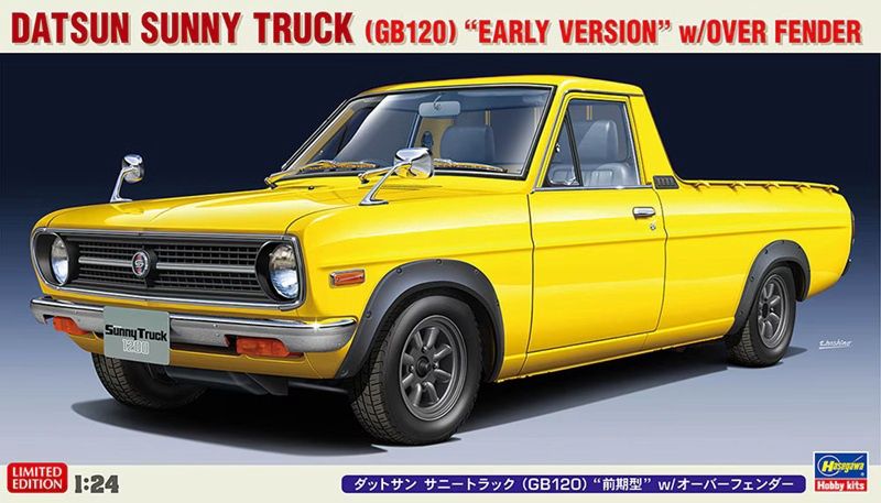Hasegawa 1/24 Datsun Sunny Truck GB120 “Early Version” w/Over Fender 20641