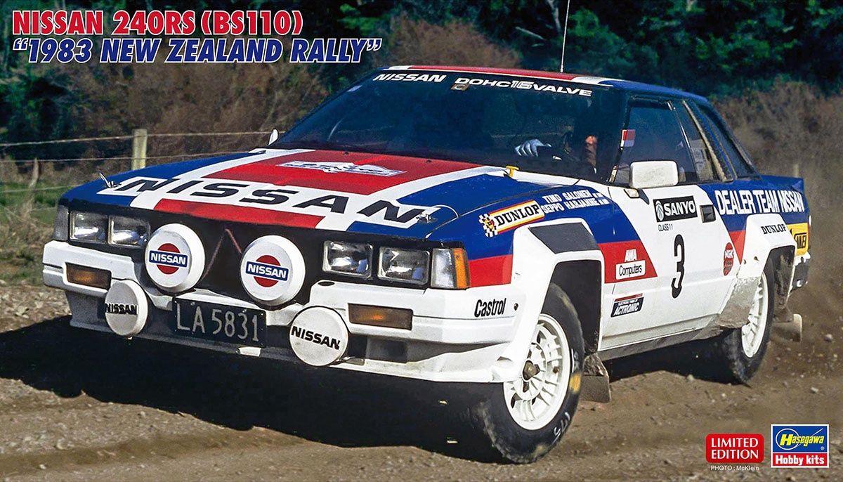 Hasegawa 1/24 Nissan 240RS (BS110) 1983 New Zealand Rally 20769