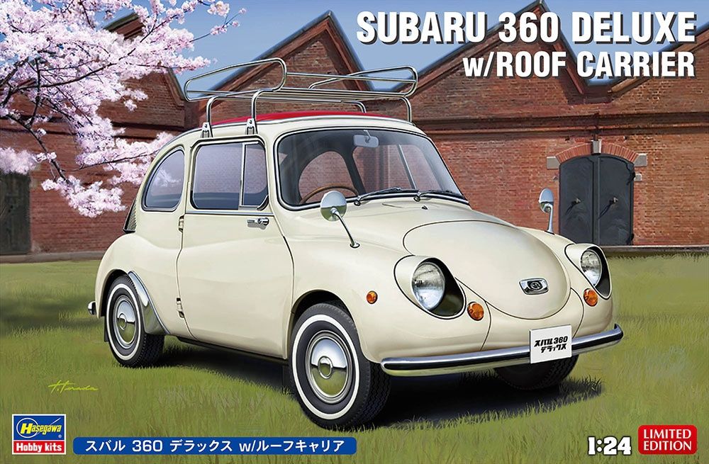 Hasegawa 1/24 Subaru 360 Deluxe w/Roof Carrier 20622