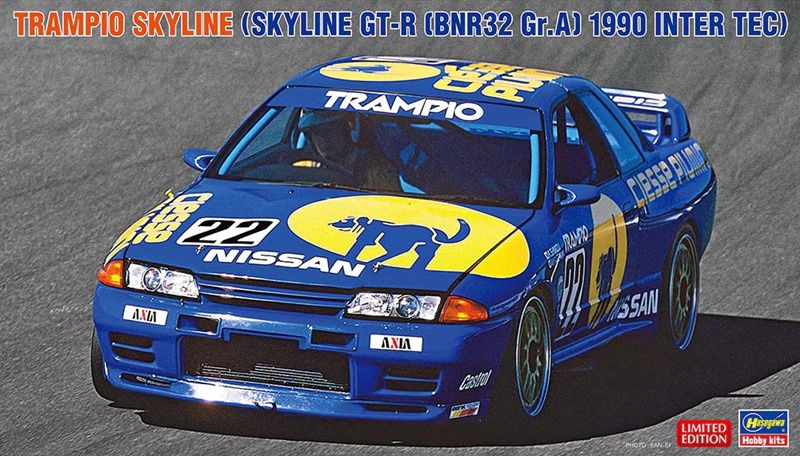 Hasegawa 1/24 Trampio Skyline (Skyline GT-R [BNR32 Gr.A] 1990 Inter Tec) 20791