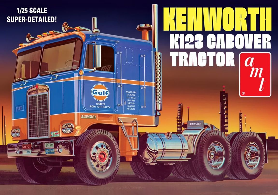 AMT 1/25 Kenworth K123 Cabover Tractor Gulf 1433