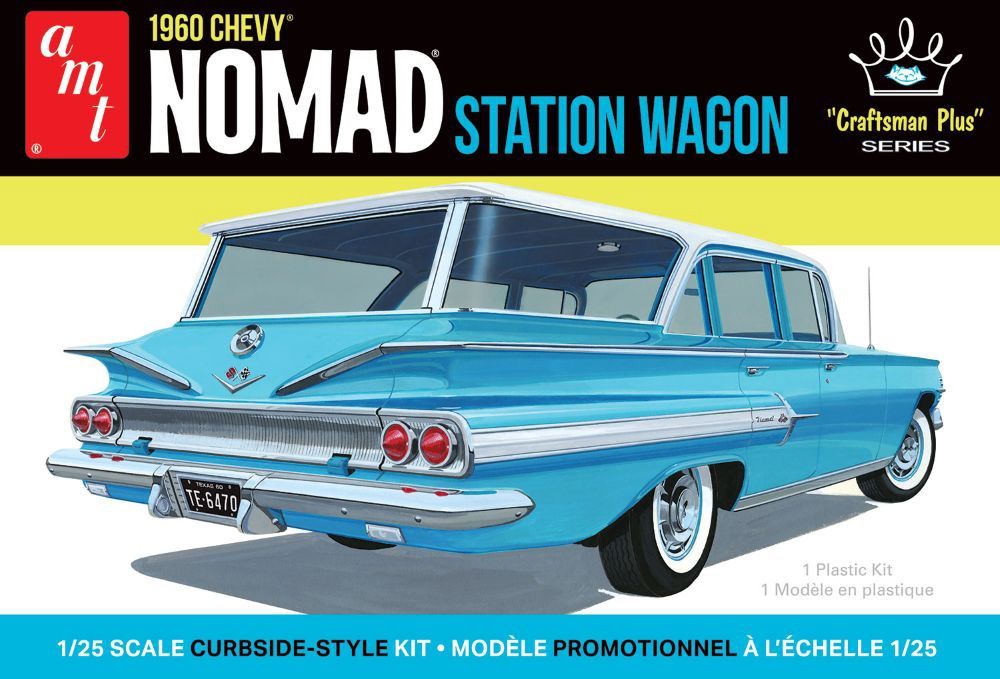 AMT 1/25 1960 Chevy Nomad Station Wagon Craftsman Plus Series 1402