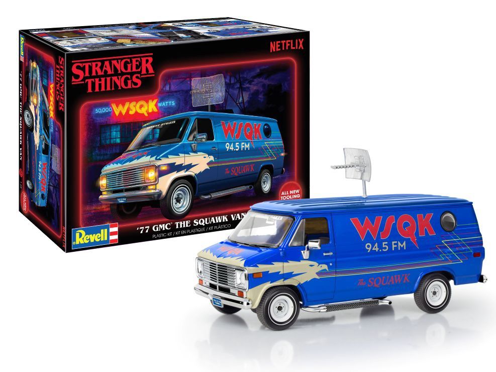Revell 1/25 Stranger Things GMC WSQK Squawk Van 14578