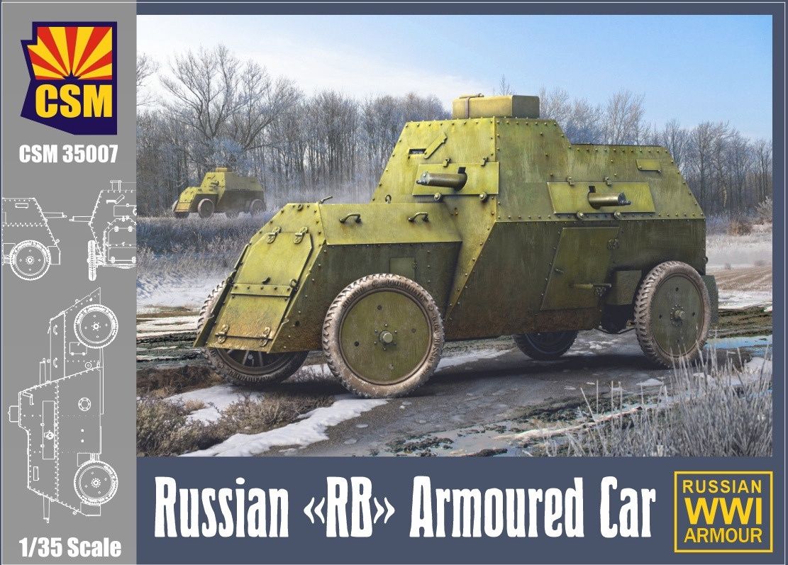 Copper State 1/35 Russian "RB" Armoured Car Russian WWI Armour 35007