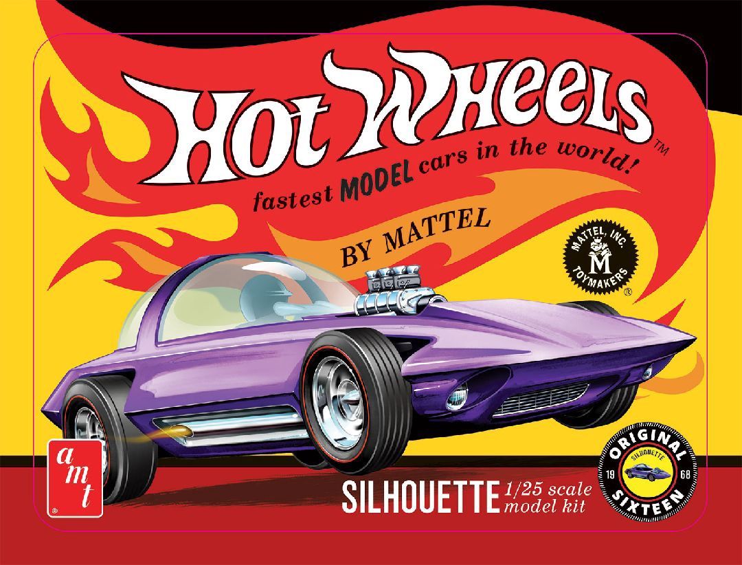 AMT 1/25 Silhouette Hot Wheels with Collector Tin 1593