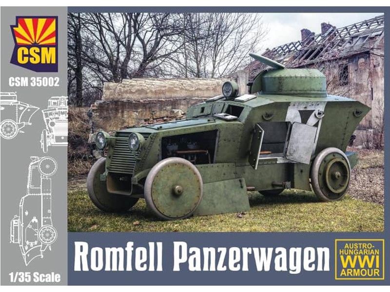 Copper State 1/35 Romfell Panzerwagen Austro-Hungarian WWI Armour 35002