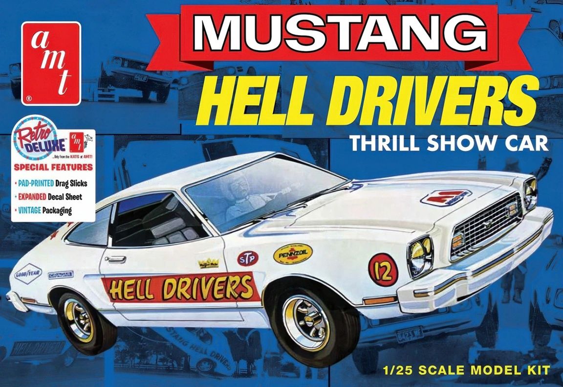 AMT 1/25 Mustang Hell Drivers Thrill Show Car 1475