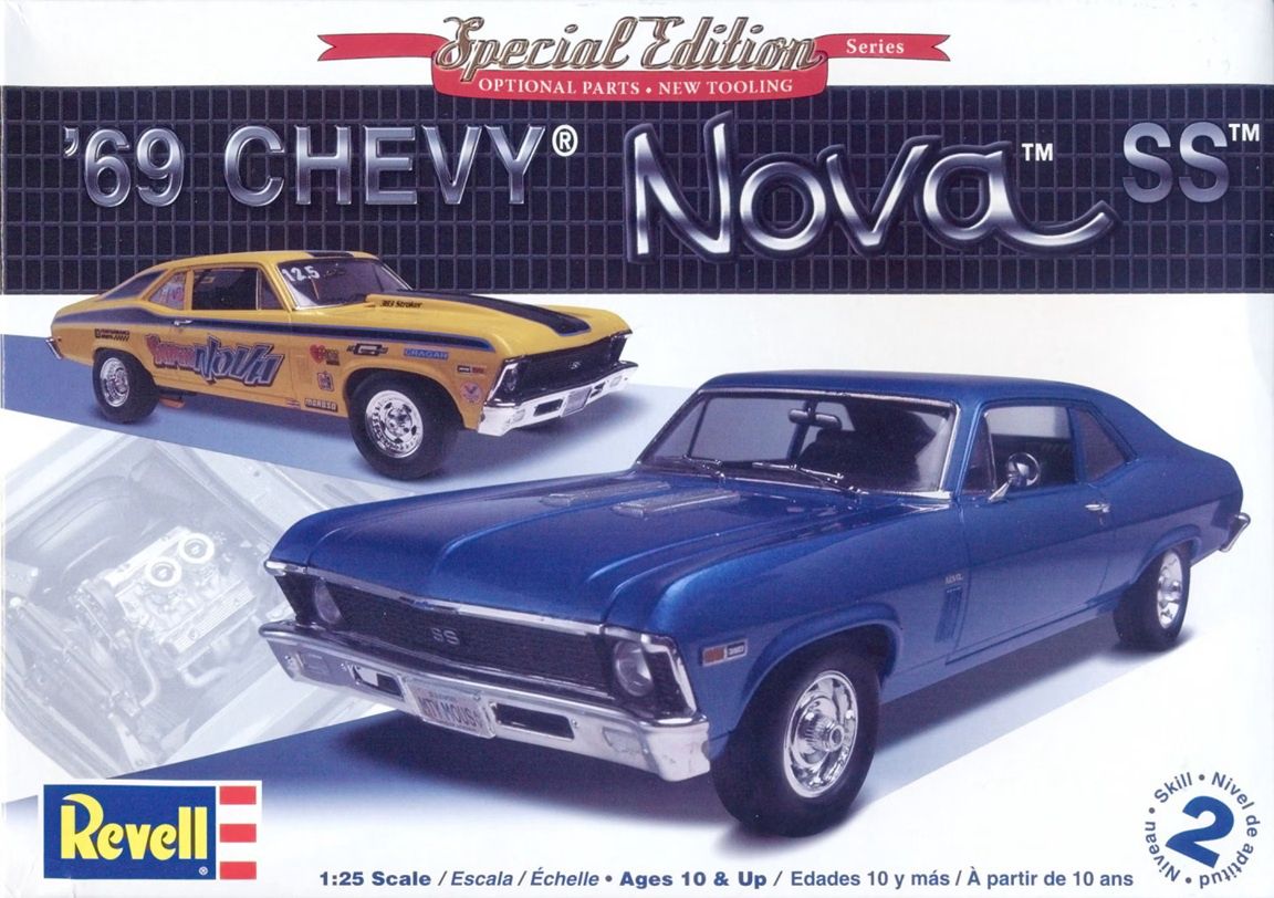Revell 1/25 '69 Chevy Nova SS 2 'n 1 Special Edition 85-2098