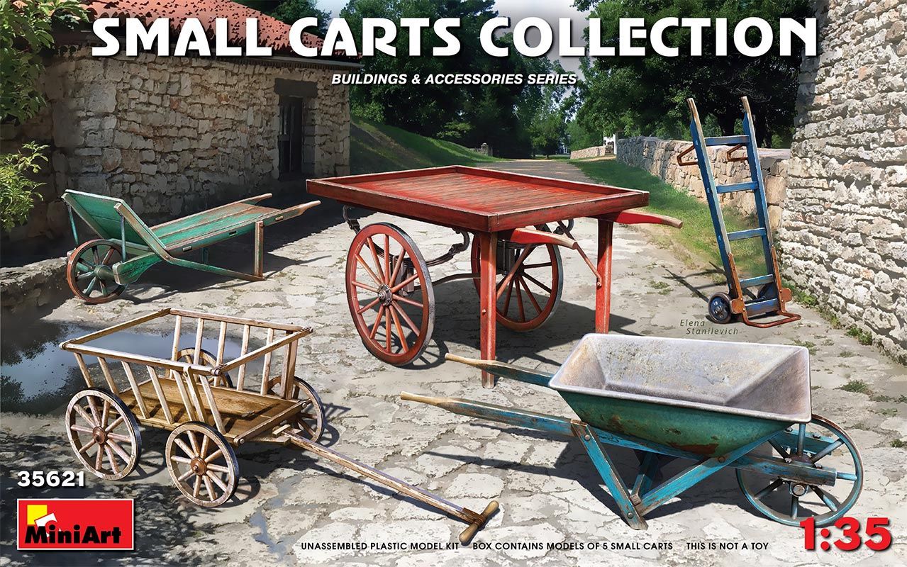 MiniArt 1/35 Small Carts Collection 35621