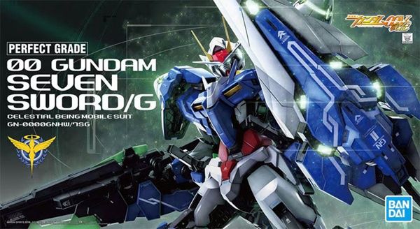 Bandai 1/60 PG 00 Gundam Seven Sword/G Celestal Being Mobile Suit GN-0000GNHW/7SG 5055582