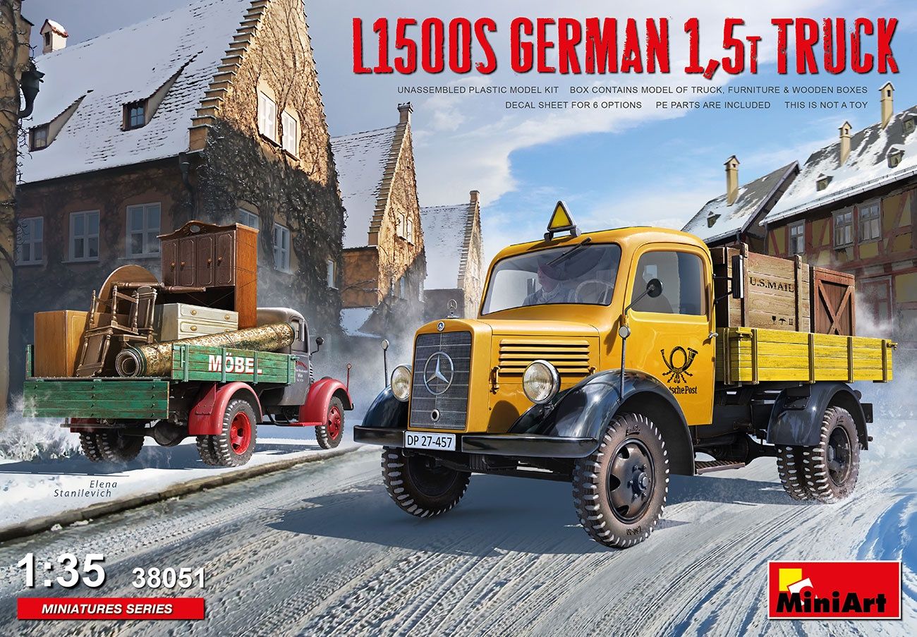 MiniArt 1/35 L1500S German 1.5t Truck 38051