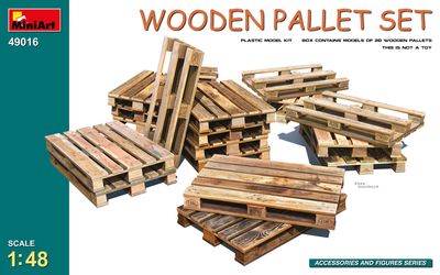 MiniArt 1/48 Wooden Pallet Set 49016