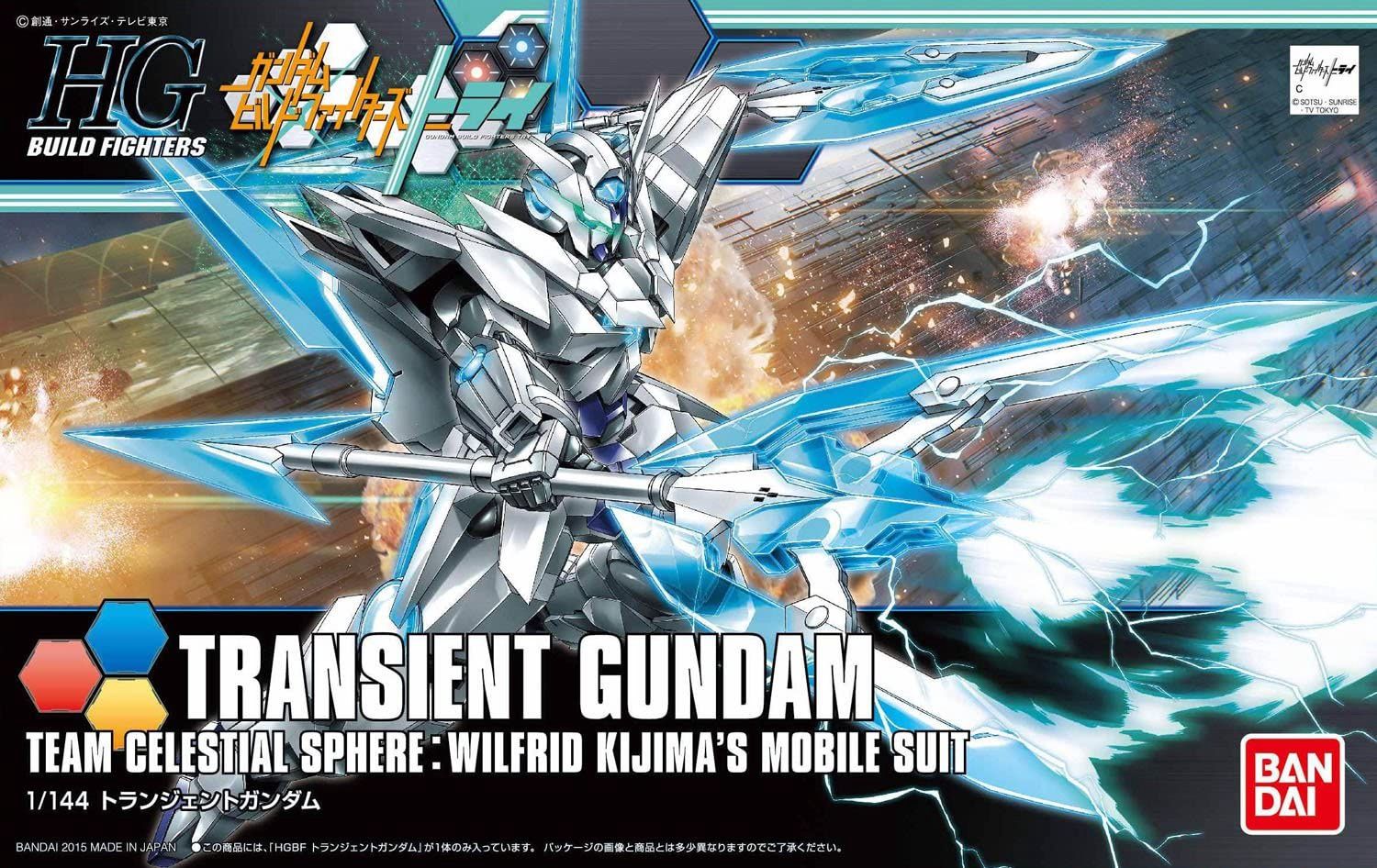 Bandai 1/144 HG Build Fighters Try #34 Transient Gundam Team Celestial Sphere: Wilfrid Kijima's Mobile Suit 5055441