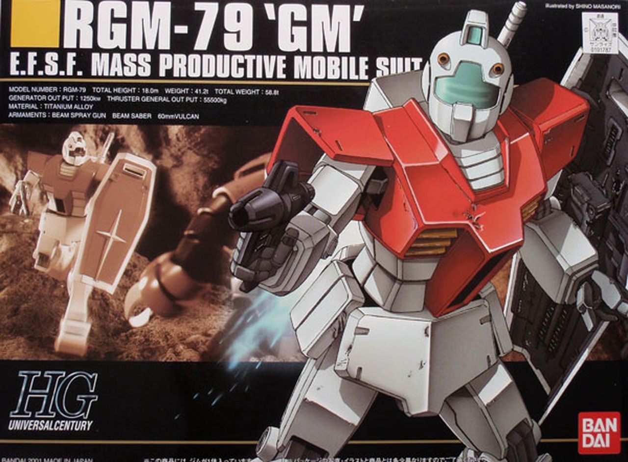 Bandai 1.144 HGUC #020 RGM-79 GM E.F.S.F. Mass Productive Mobile Suit 5059248