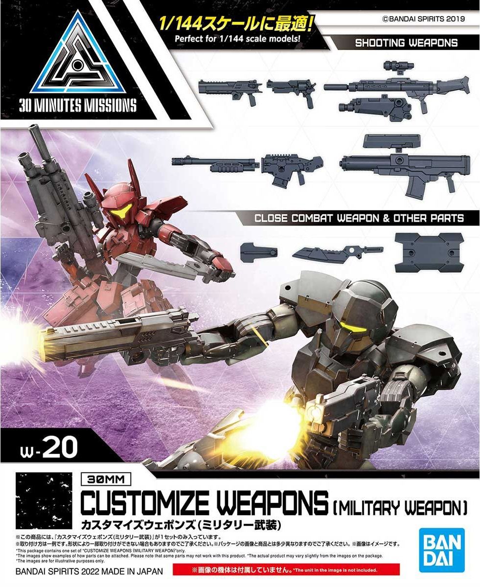 Bandai 1/144 30MM / 30Minutes Missions Customize Weapons (Military Weapon) 5063938