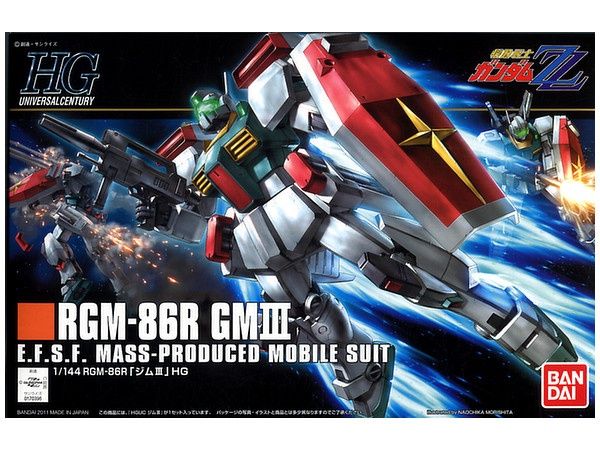 Bandai 1/144 HGUC #126 RGM-86R GM Ⅲ E.F.S.F. Mass-Produced Mobile Suit 5055882
