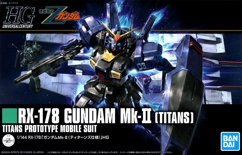 Bandai 1/144 HGUC #194 RX-178 Gundam Mk-II (Titans) Titans Prototype Mobile Suit 5057985