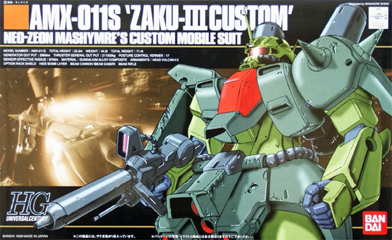 Bandai 1/144 HGUC #003 AMX-011S 'Zaku III Custom' Neo Zeon Mashymre's Custom 5055726