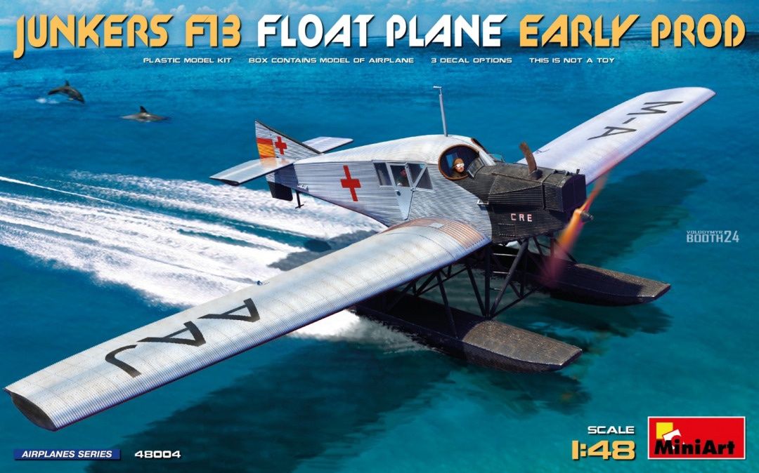 MiniArt 1/48 Junkers F13 Float Plane Early Prod 48004