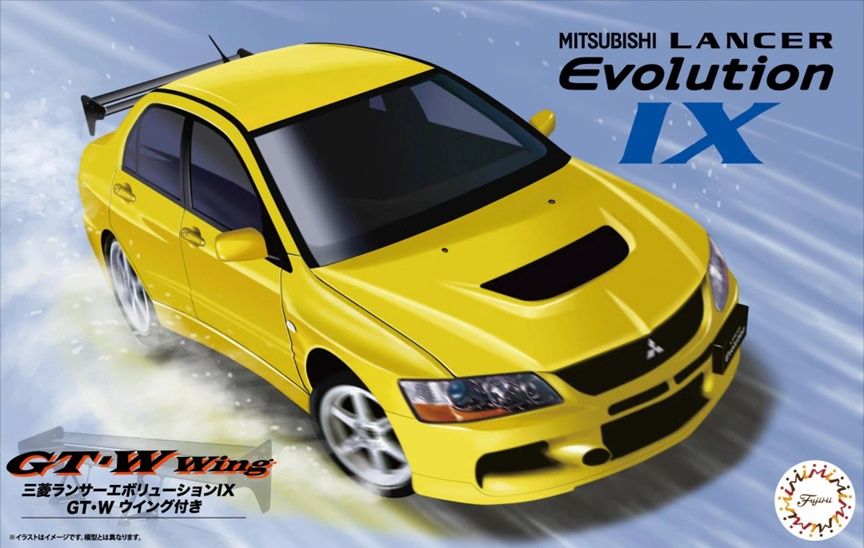 Fujimi 1/24 Mitsubishi Lancer Evolution IX GSR (w/GT Wing) 048024