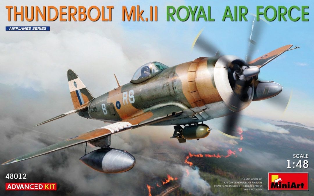 MiniArt 1/48 Thunderbolt Mk.II Royal Air Force Advanced Kit 48012