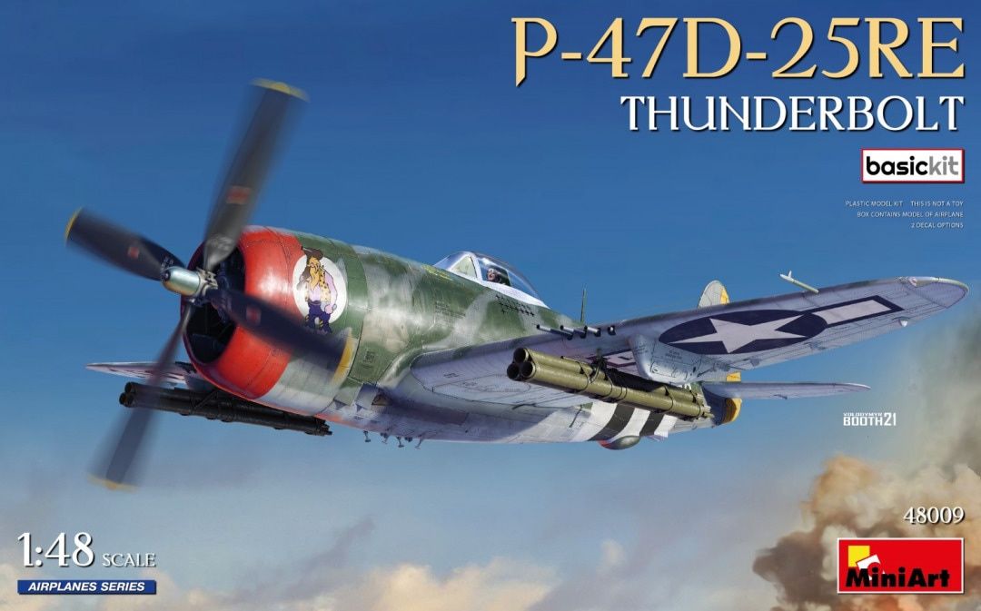 MiniArt 1/48 P-47D-25RE Thunderbolt Basic Kit 48009