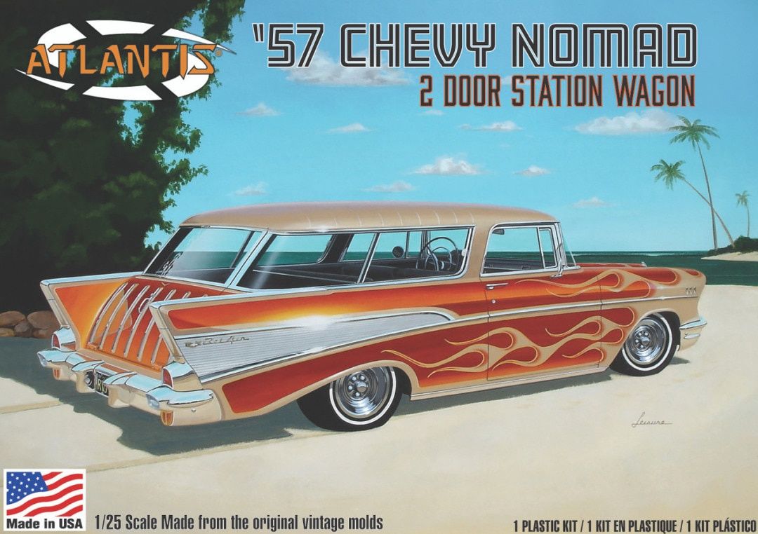 Atlantis 1/25 '57 Chevy Nomad 2 Door Station Wagon 1260