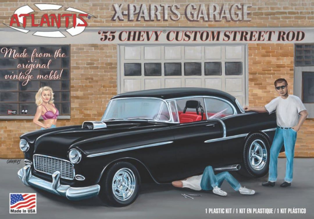 Atlantis 1/25 '55 Chevy Custom Street Rod 1276