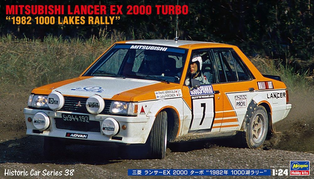 Hasegawa 1/24 Mitsubishi Lancer EX 2000 Turbo "1982 1000 Lakes Rally" 21138