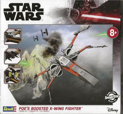 Revell 1/78 Poe's Boosted X-Wing Fighter SnapTite 85-1671