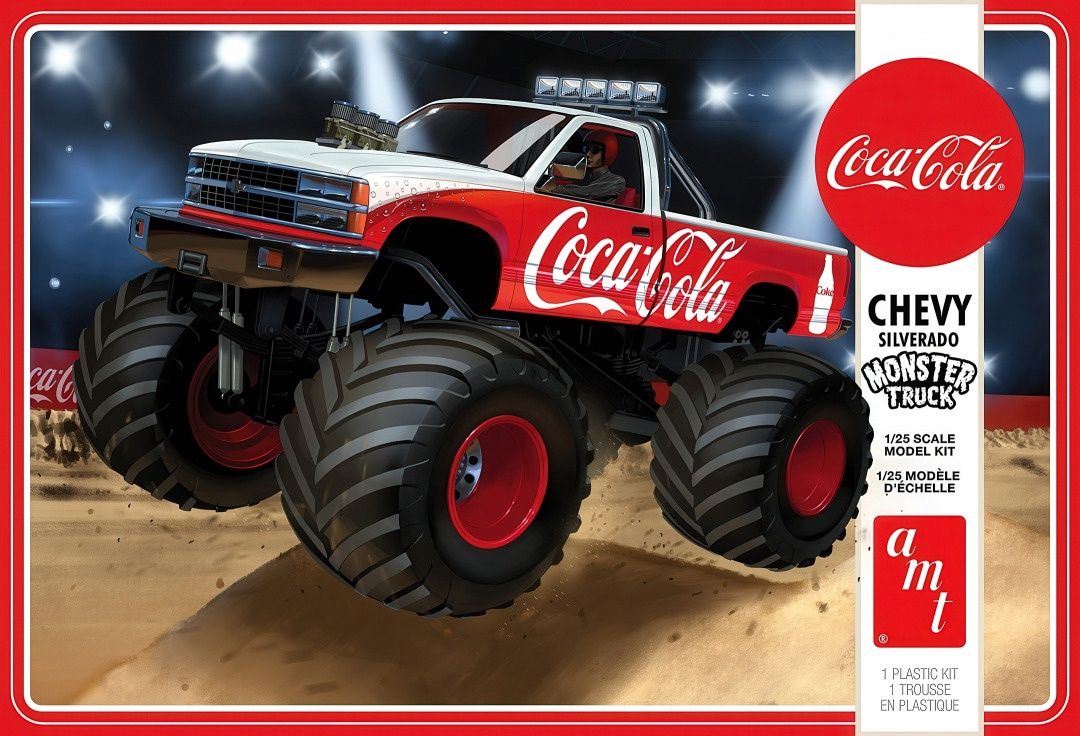 AMT 1/25 Chevy Silverado Monster Truck Coca-Cola 1184