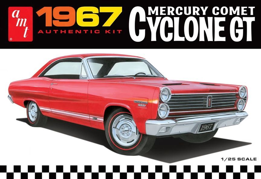 AMT 1/25 1967 Mercury Comet Cyclone GT 1386