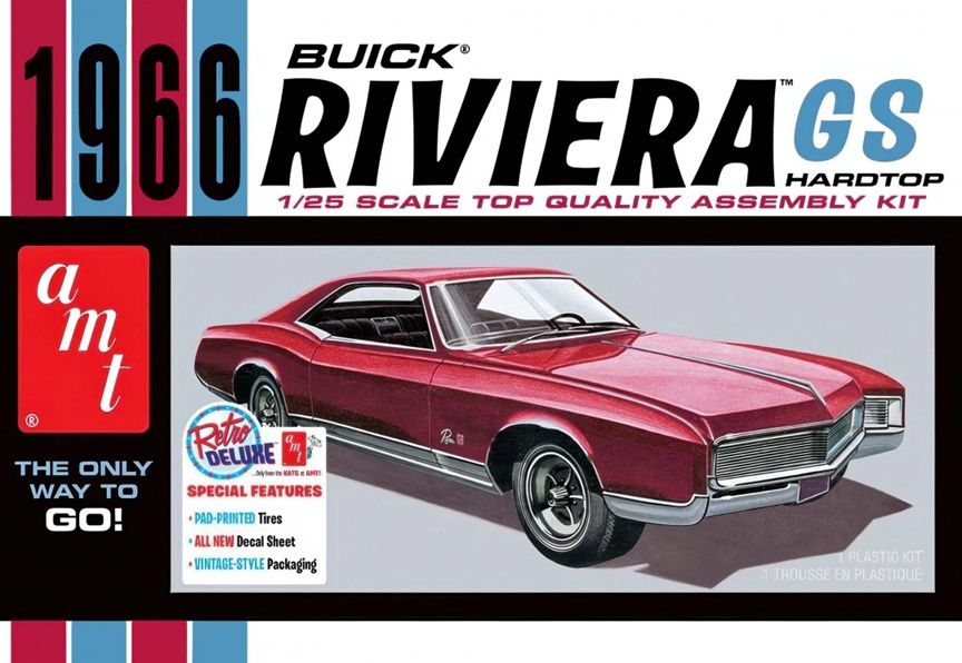 AMT 1/25 1966 Buick Riviera GS Hardtop 1439