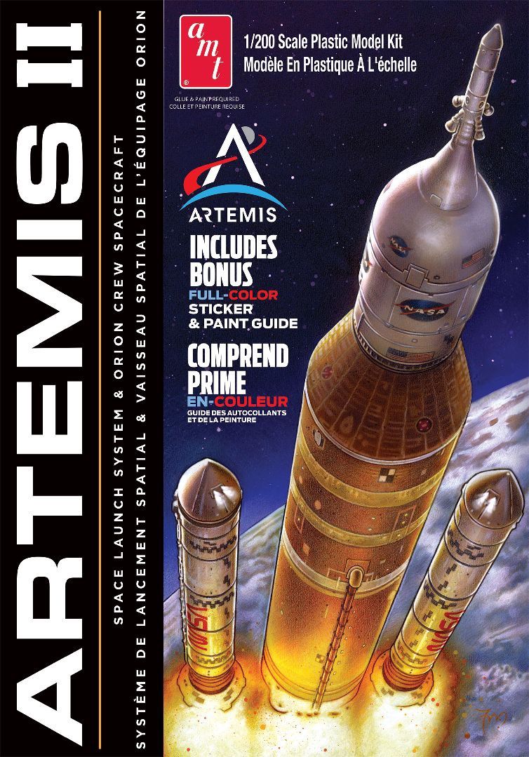 AMT 1/200 Artemis II Space Launch System &amp; Orion Crew Spacecraft 1557