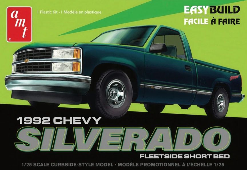 AMT 1/25 1992 Chevy Silverado Fleetside Short Bed 1408