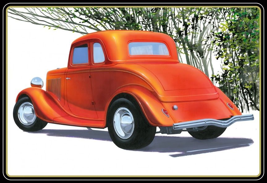 AMT 1/25 1934 Ford 5-Window Coupe Street Rod 1384
