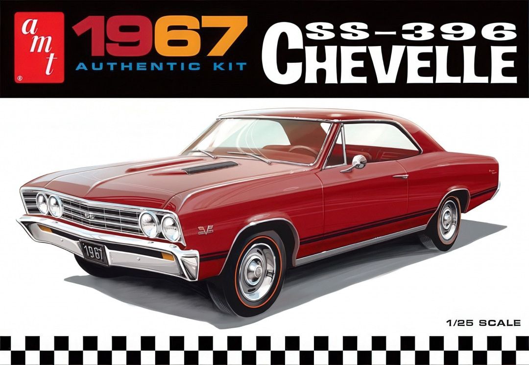 AMT 1/25 1967 Chevelle SS 396 1388