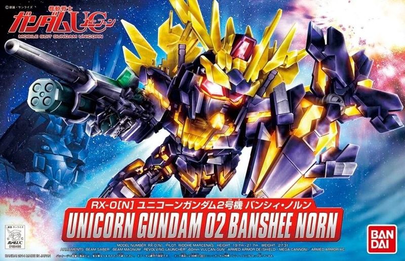 Bandai  SD Gundam BB Senshi #391 RX-0 (N) Unicorn Gundam 02 Banshee Norn 5058894