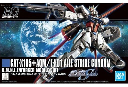 Bandai 1/144 HGCE #171 GAT-X105 + AQM/E-X01 Aile Strike Gundam O.M.N.I. Enforcer Mobile Suit 5058779