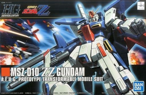 Bandai 1/144 HGUC #111 MSZ-010 ZZ Gundam A.E.U.G. Prototype Transformable Mobile Suit 5057954