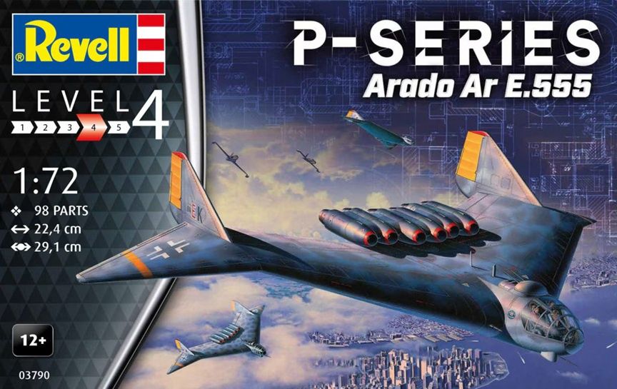 Revell Germany 1/72 Arado Ar E.555 P-Series 03790