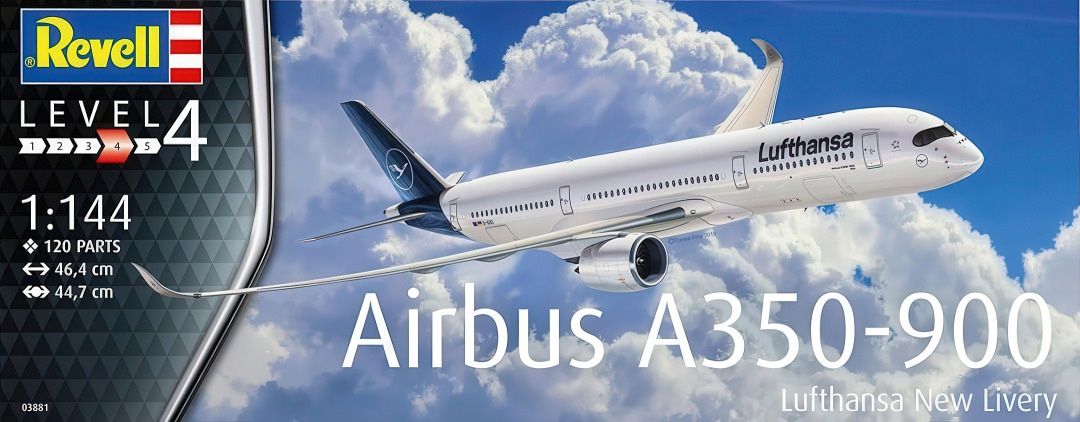 Revell Germany 1/144 Airbus A350-900 Lufthansa New Livery 03881