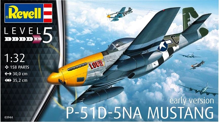 Revell Germany 1/32 P-51D-5NA Mustang Early Version 03944