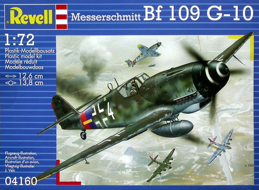 Revell Germany 1/72 Messerschmitt Bf 109 G-10 04160