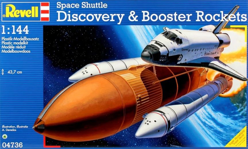 Revell Germany 1/144 Space Shuttle Discovery &amp; Booster Rockets 04736