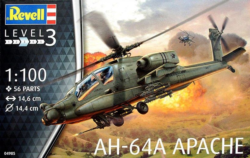 Revell Germany 1/100 AH-64A Apache 04985